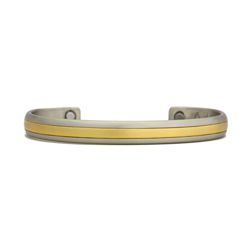Sergio Lub Moon Cuff Brushed Bracelet w/Magnets #593